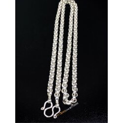 สร้อยคอเงินแท้ 92.5% สร้อยคอลายผ่าหวาย ยาว 24 นิ้ว หนา 5.5 มม. YTG-10763 YTGEMS