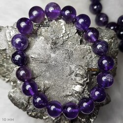 สร้อยข้อมืออเมทิสต์แท้ (เกรดA) 10 มม. YTG-8966 YTGEMS
