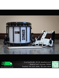 Bernhard Marching Snare Drum ขนาด 14" พร้อมชุดสะพาย