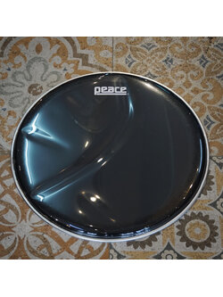 หนังกลอง 2 ชั้นสีดำ Peace Black Oil 2 Ply