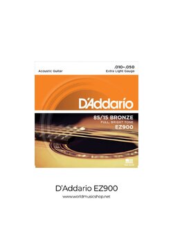 D'Addario EZ900 Great American Bronze Extra Light 10-50