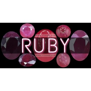 ต่างหูทับทิม