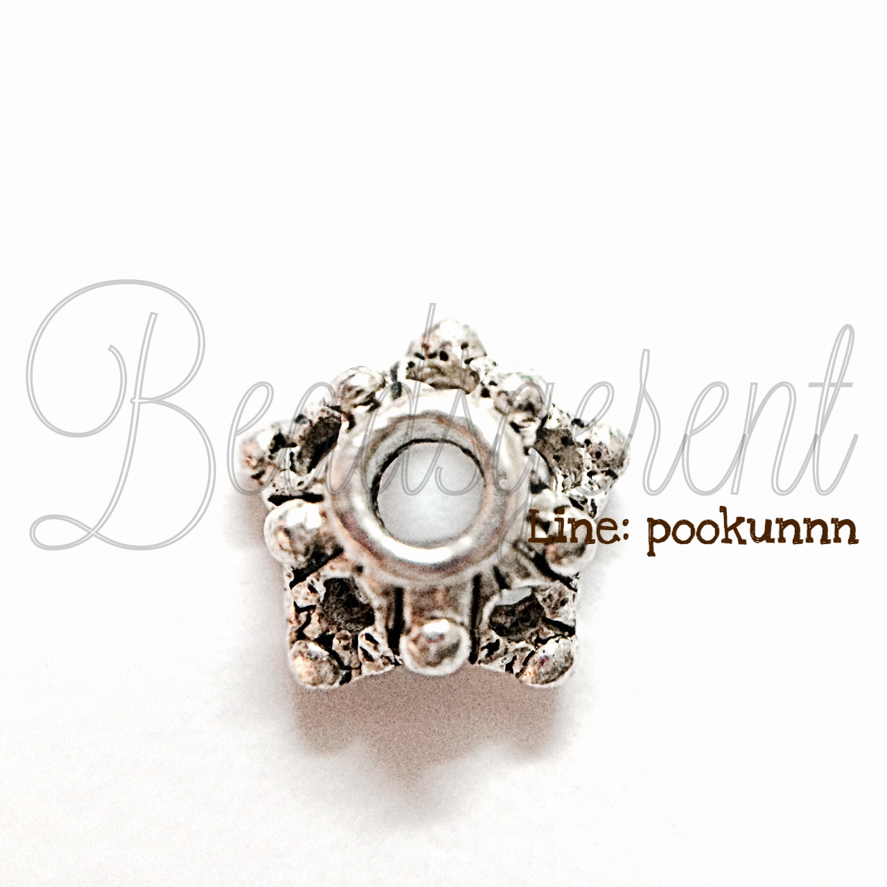 ลูกปัดโรเดียม 82 8มม. (20 ชิ้น) SKU-03544