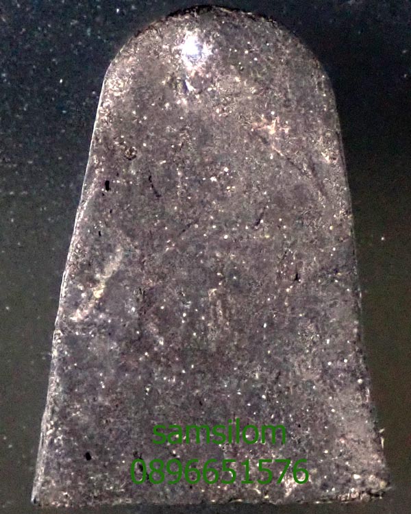 หลวงพ่อรุ่ง เคราเหล็ก วัดบางแหวน ชุมพร ปี2500 เนื้อว่านผสมผง ผิวหิ้ง สวยมาก แท้ตาเปล่า องค์สอง