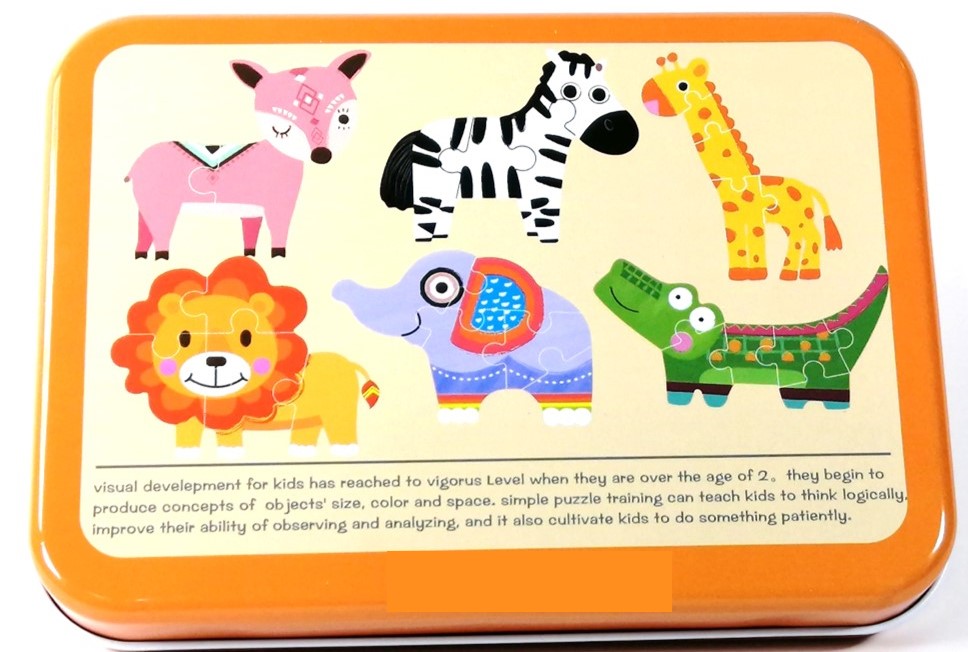 จิ๊กซอว์ไม้พร้อมส่ง หลากหลายแบบ สีสันสดใสแบบเล่นได้แบบ 6 IN 1