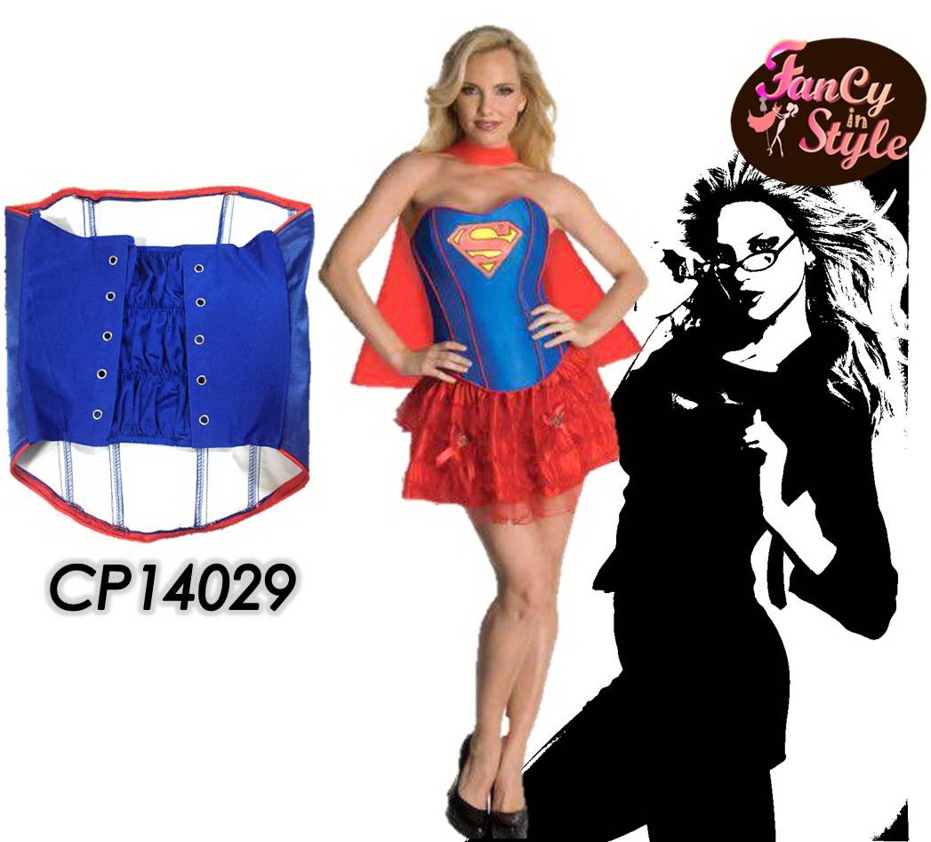 Super Girl Cosplay/Superhero/ชุดคอสเพลย์ซุปเปอร์เกิล์ล