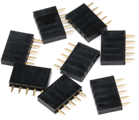 Female Pin Header 1x5 Pin Single Row Pitch 2.54mm