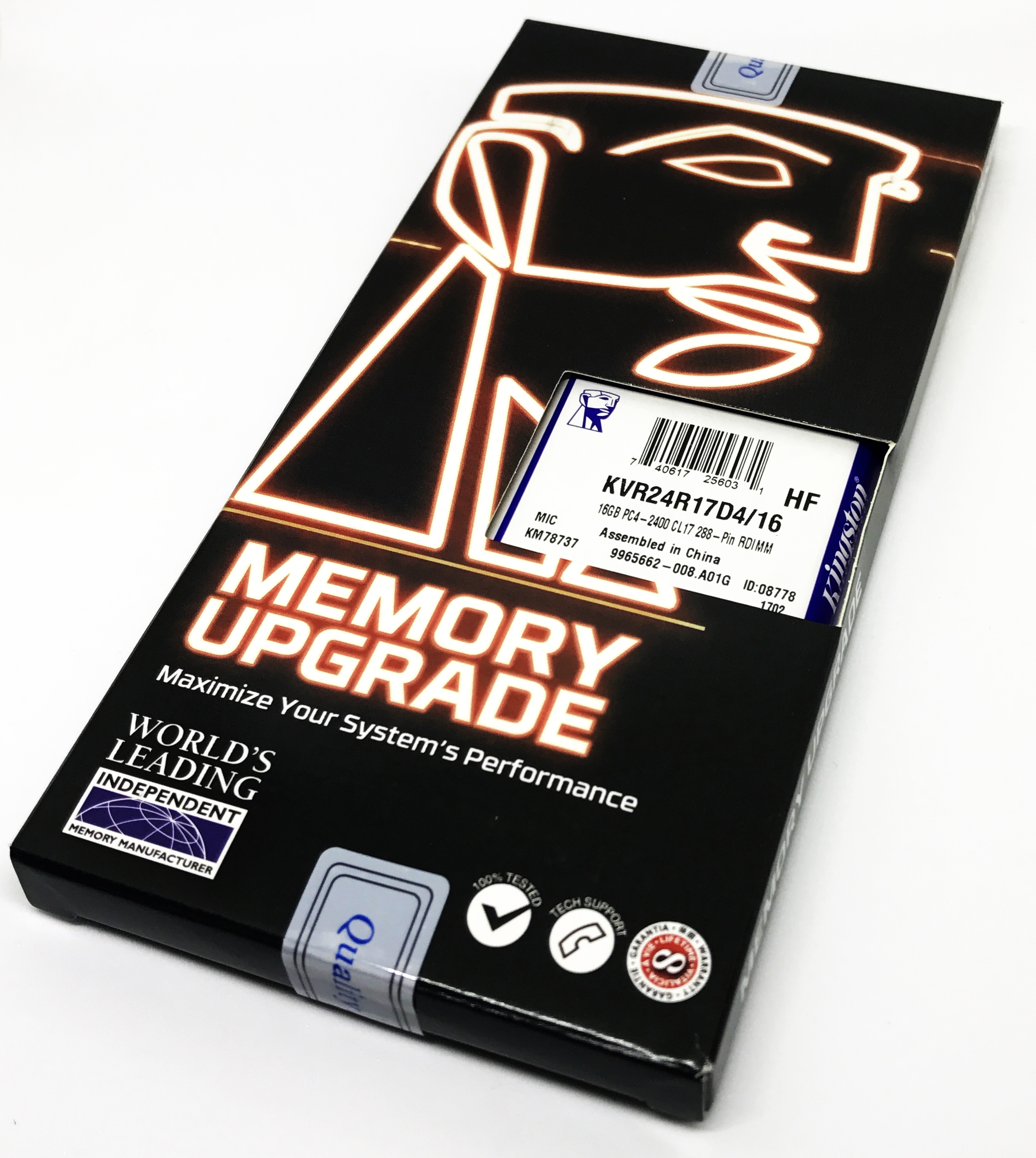RAM 16GB DDR4 RDIMM 2400MHz ECC Kingston