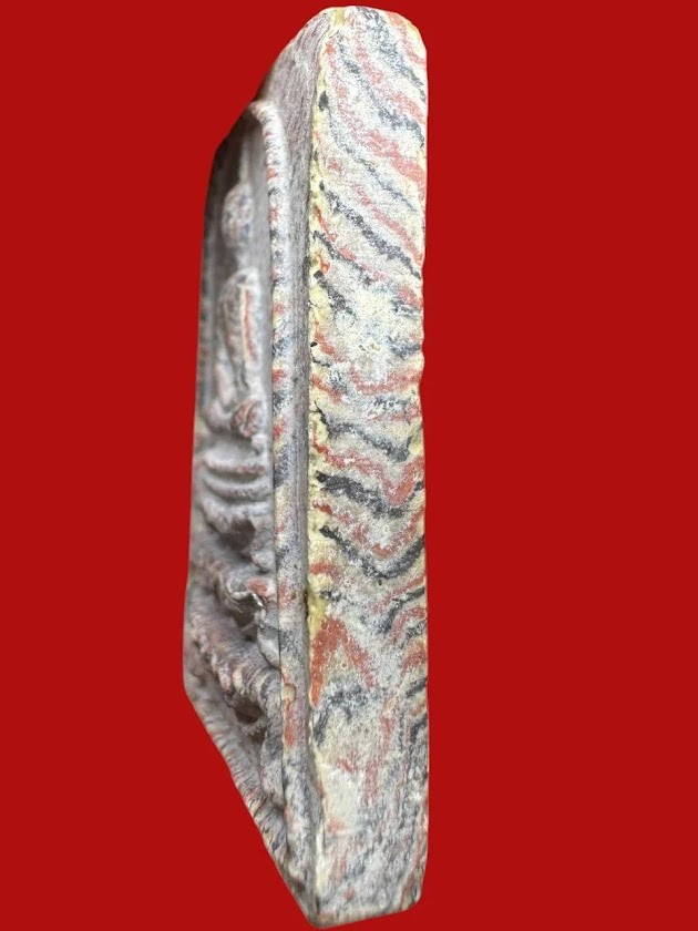 หลวงพ่อแพ วัดพิกุลทอง จ.สิงห์บุรี ... พระสมเด็จฐานสิงห์ สายรุ้ง ปี 2515