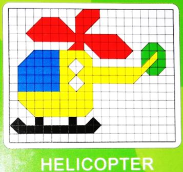 จิ๊กซอว์พลาสติกหลากสีพร้อมส่ง Puzzle Mosaic หลากสี