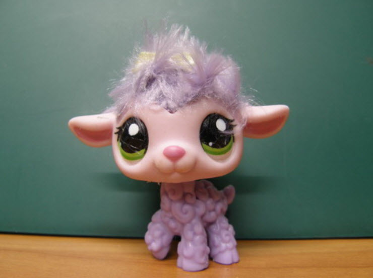 LPS แกะสีชมพู #5014