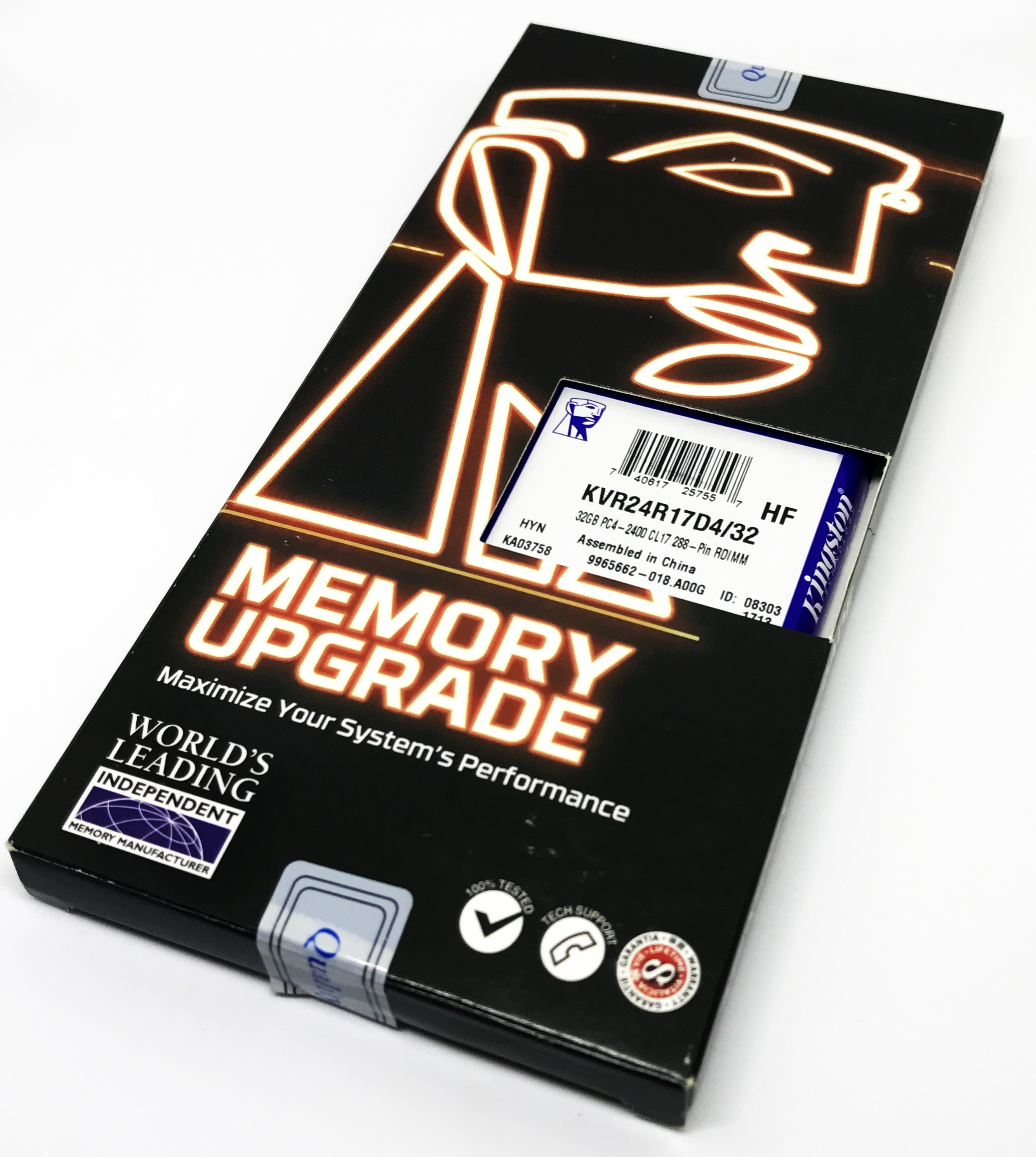 RAM 32GB DDR4 RDIMM 2400MHz ECC Kingston