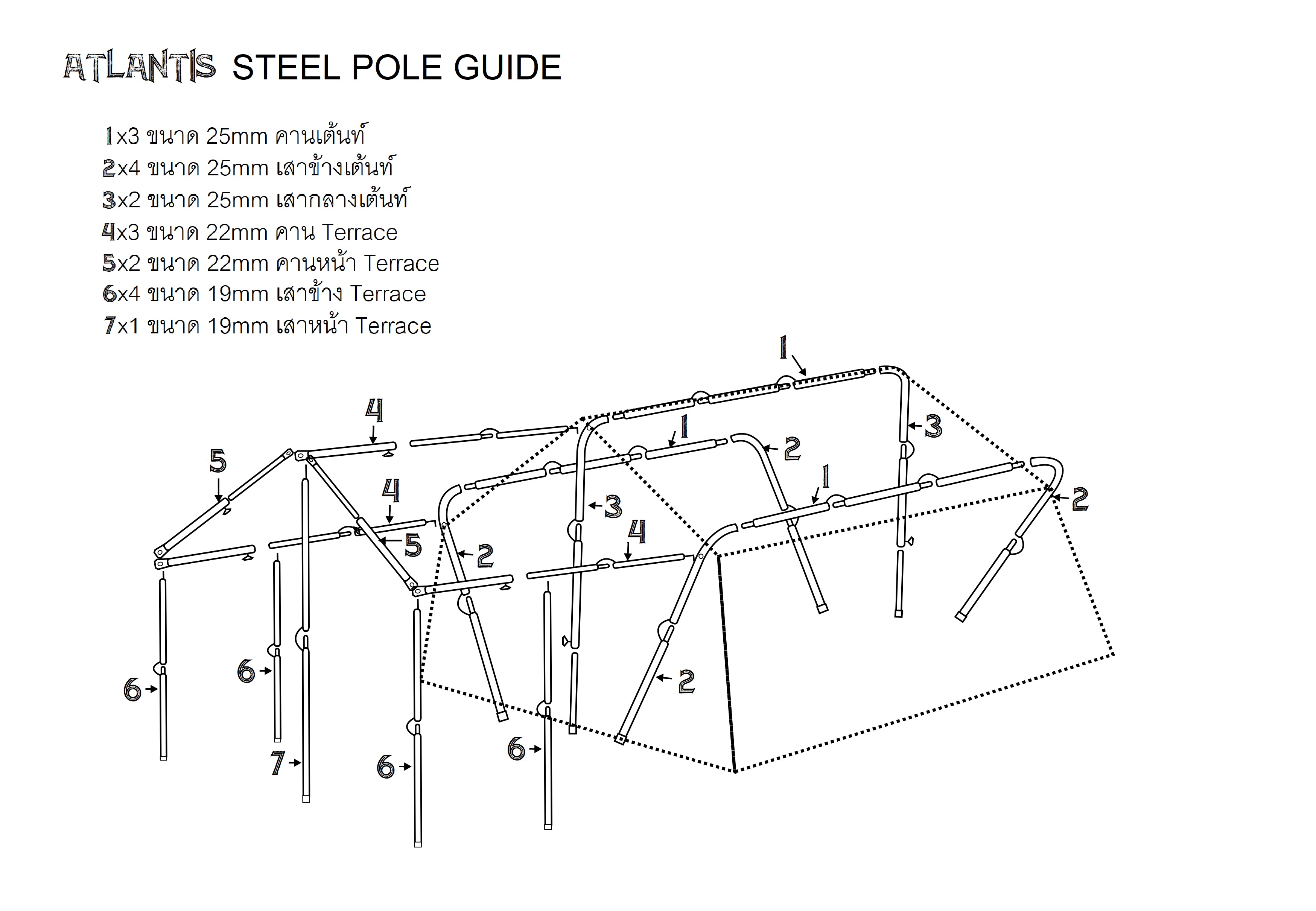 CASTLE CAMP ATLANTIS CANVAS Cabin Tent with Terrace