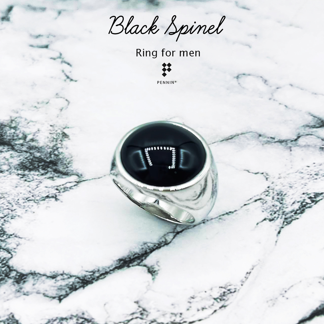 แหวนผู้ชายนิลแท้ กลมหลังเบี้ย ตัวเรือนเงินแท้ 92.5% ชุบทองขาว ดีไซน์เรียบเท่ ใส่ได้ทุกวัน เพิ่มพลังบวก ปกป้องคุ้มครอง