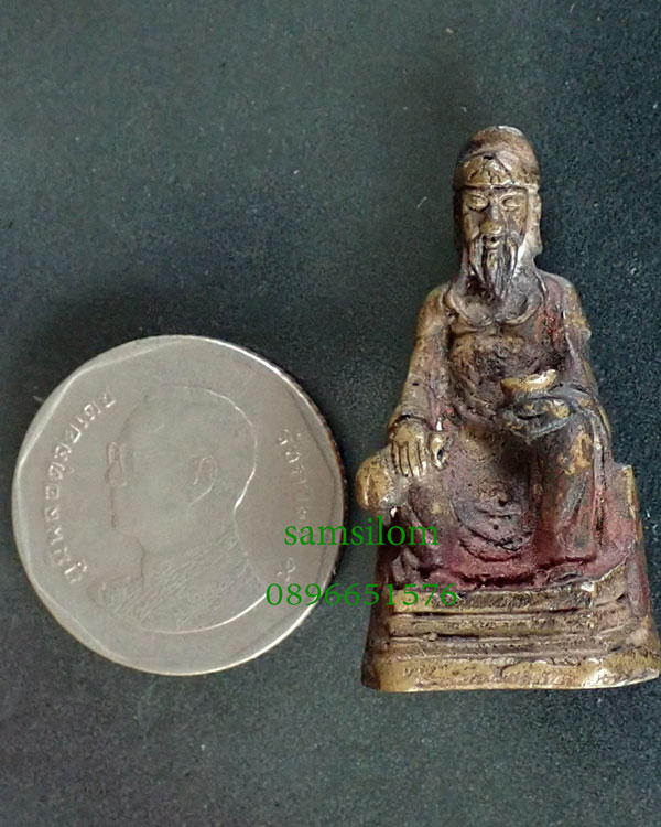 ศาลเจ้าพ่อเสือ รูปหล่อ พิมพ์ไฉ่ซิงเอีย รุ่นแรกปี 2508 ทองผสม โค๊ต จ่อซัว (เจ้าสัว)