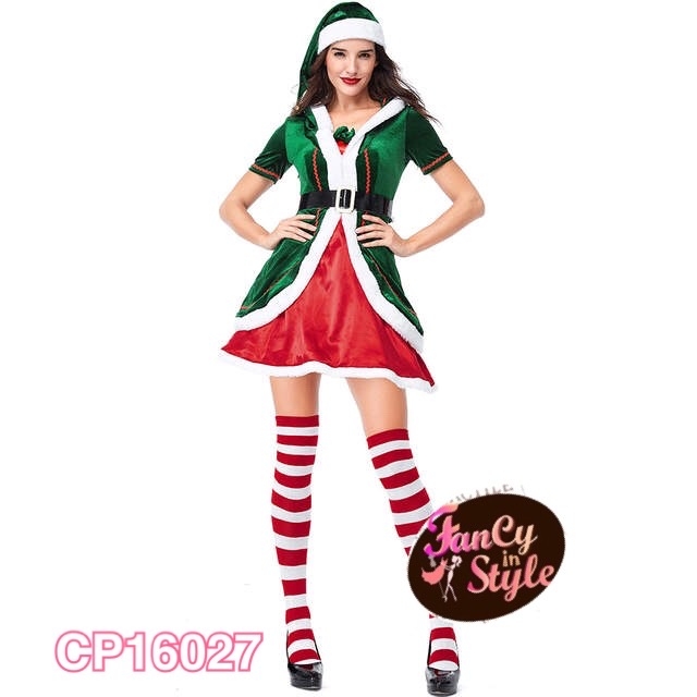 Christmas costume/Christmas Elf Women Costume/ชุดแฟนซีเอลฟ์