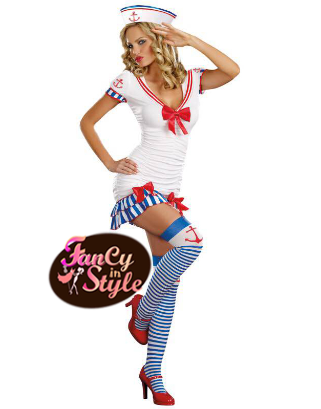 Uniform Costume/Sailor Costume/ชุดคอสเพลย์ทหารเรือหญิง/ชุดคอสเพลย์กะลาสีผู้หญิง