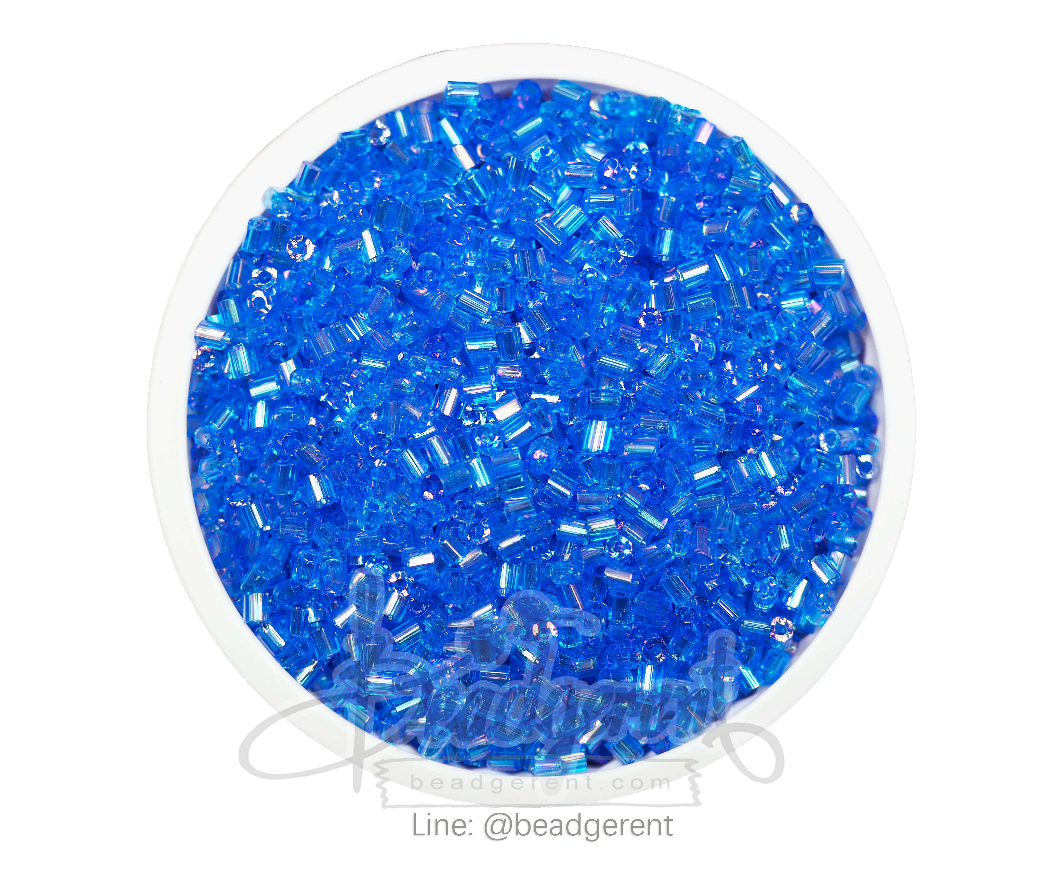 ปล้องสั้น โทนรุ้ง สีฟ้าเข้ม (450 กรัม) SKU-03423