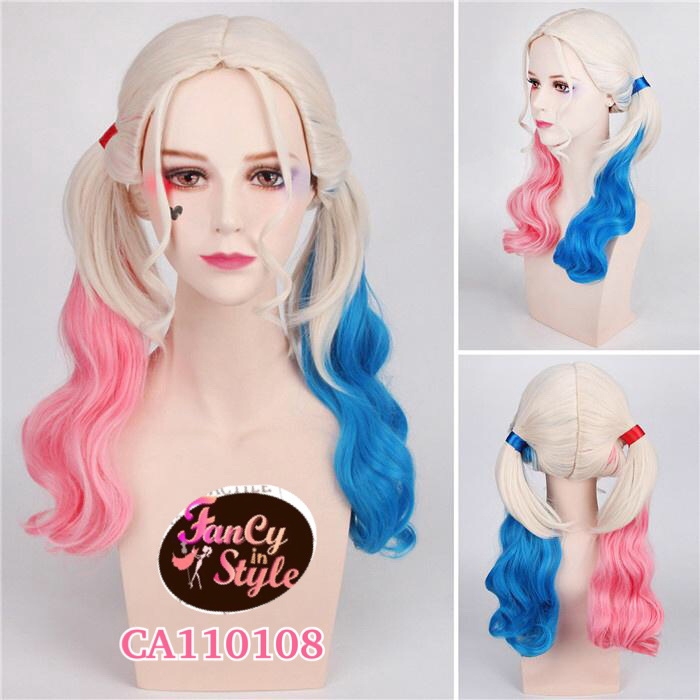 COSTUME ACCESSORIES/Harley Quinn wig/วิกผมฮาลี่ควินน์