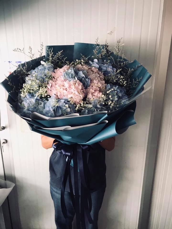 ช่อดอกไฮเดรนเยีย