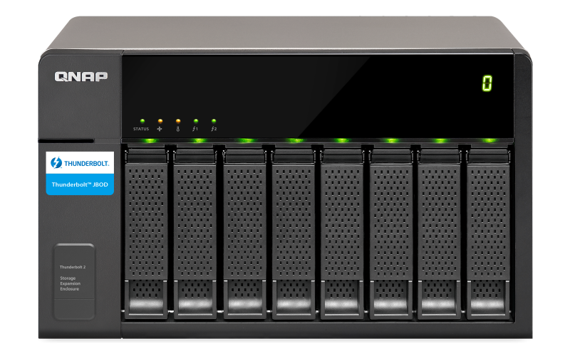 TX-800P Thunderbolt™ storage expansion enclosure for Thunderbolt NAS