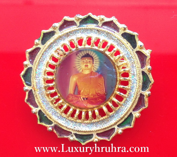 เข็มกลัดภาพเหมือนพระพุทธเจ้าจากประเทศอินเดีย