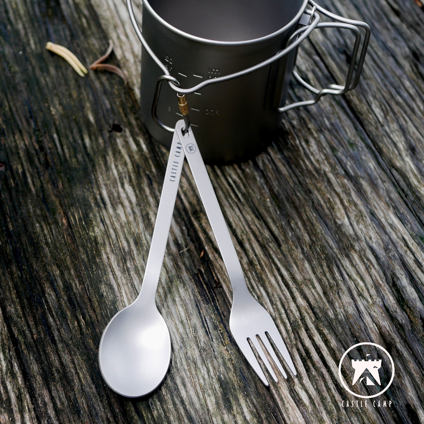 ชุดช้อน-ส้อม Titanium Castle Camp