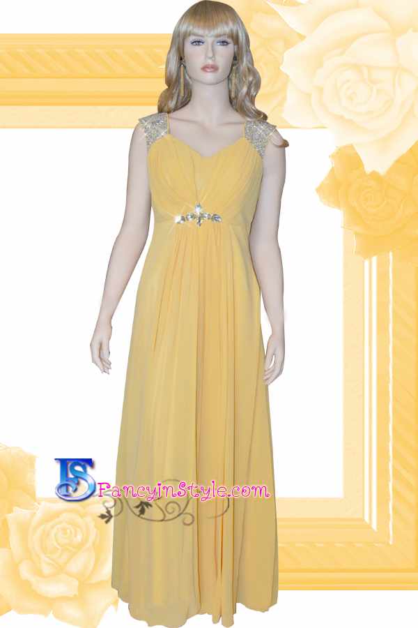 Long Dress ชุดราตรียาวสีเหลืองมัสตาร์ด/ชุดเดรสยาว/ชุดออกงาน/ชุดไปงานแต่ง