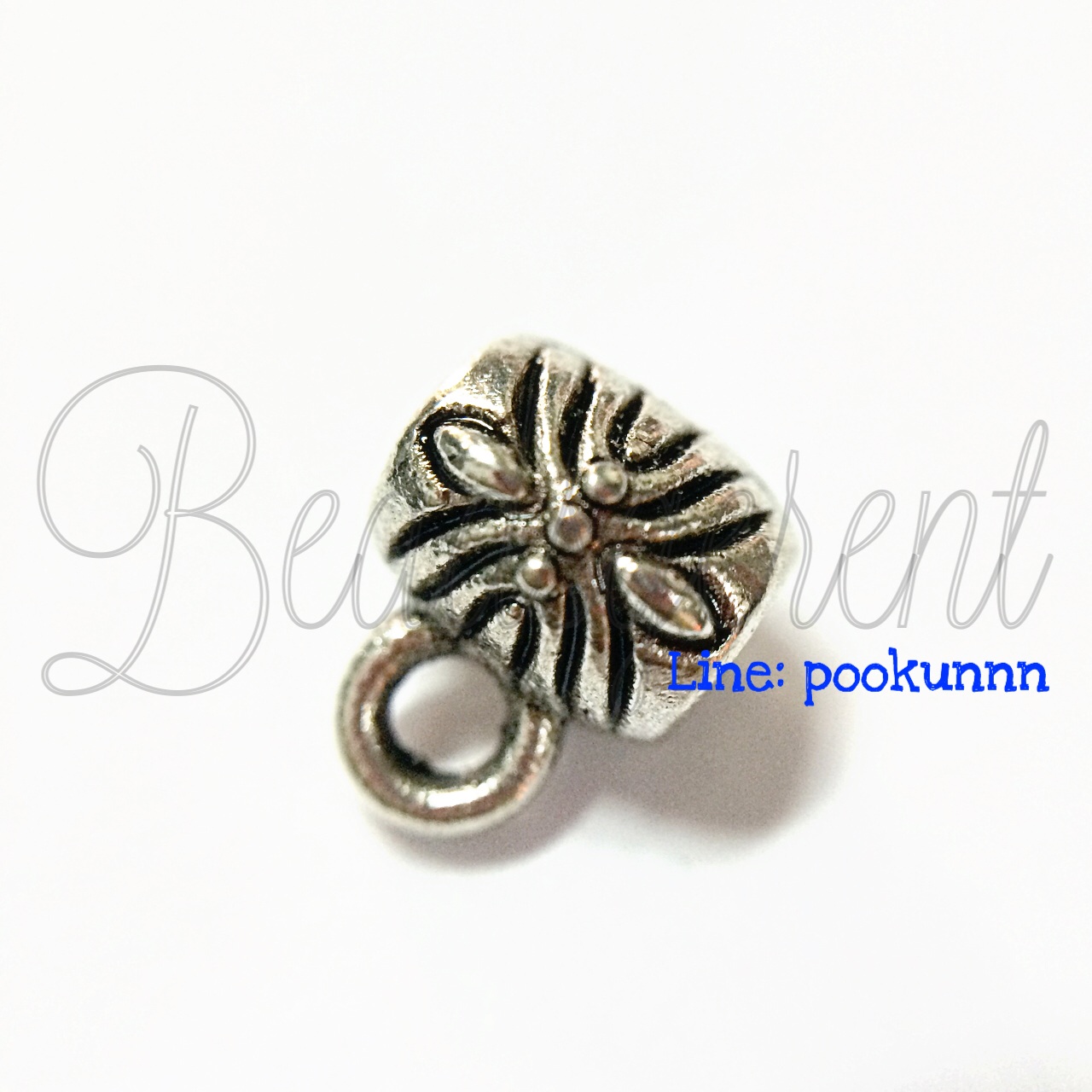 ลูกปัดโรเดียม 71 4*6มม. (1 ชิ้น) SKU-03520