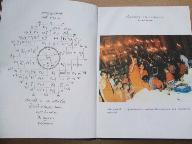 หนังสือประวัติและพระเครื่อง เจ้าคุณนรฯ (พระยานรรัตนราชมานิต) วัดเทพศิรินทร์ กรุงเทพ