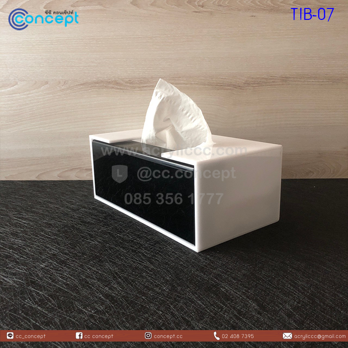 กล่องทิชชู่อะคริลิค (TIB-07)