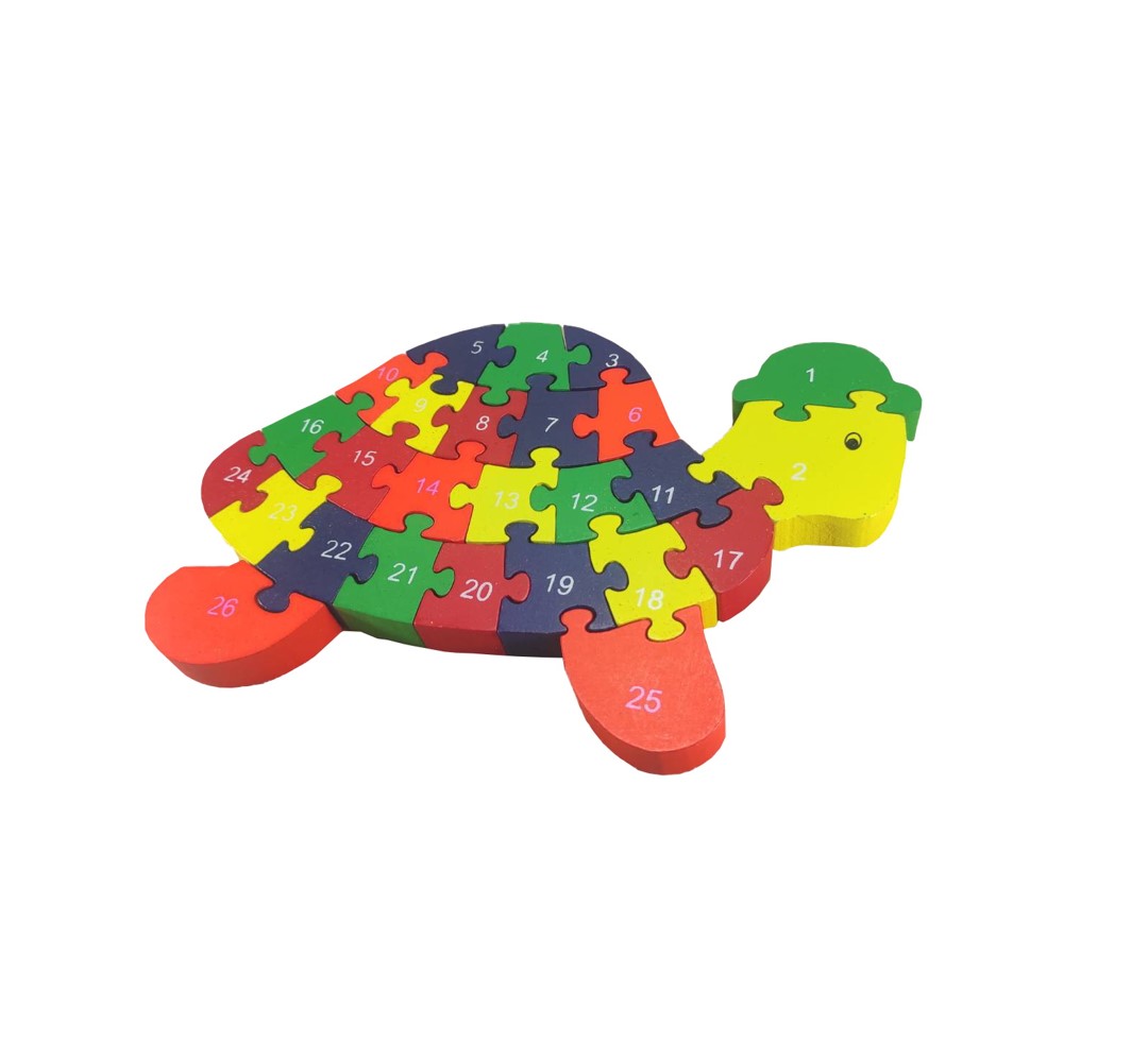 บล็อกไม้จิ๊กซอว์ไม้พร้อมส่ง หลายแบบ ตัวเลข ตัวอักษร หลากหลายสีสัน