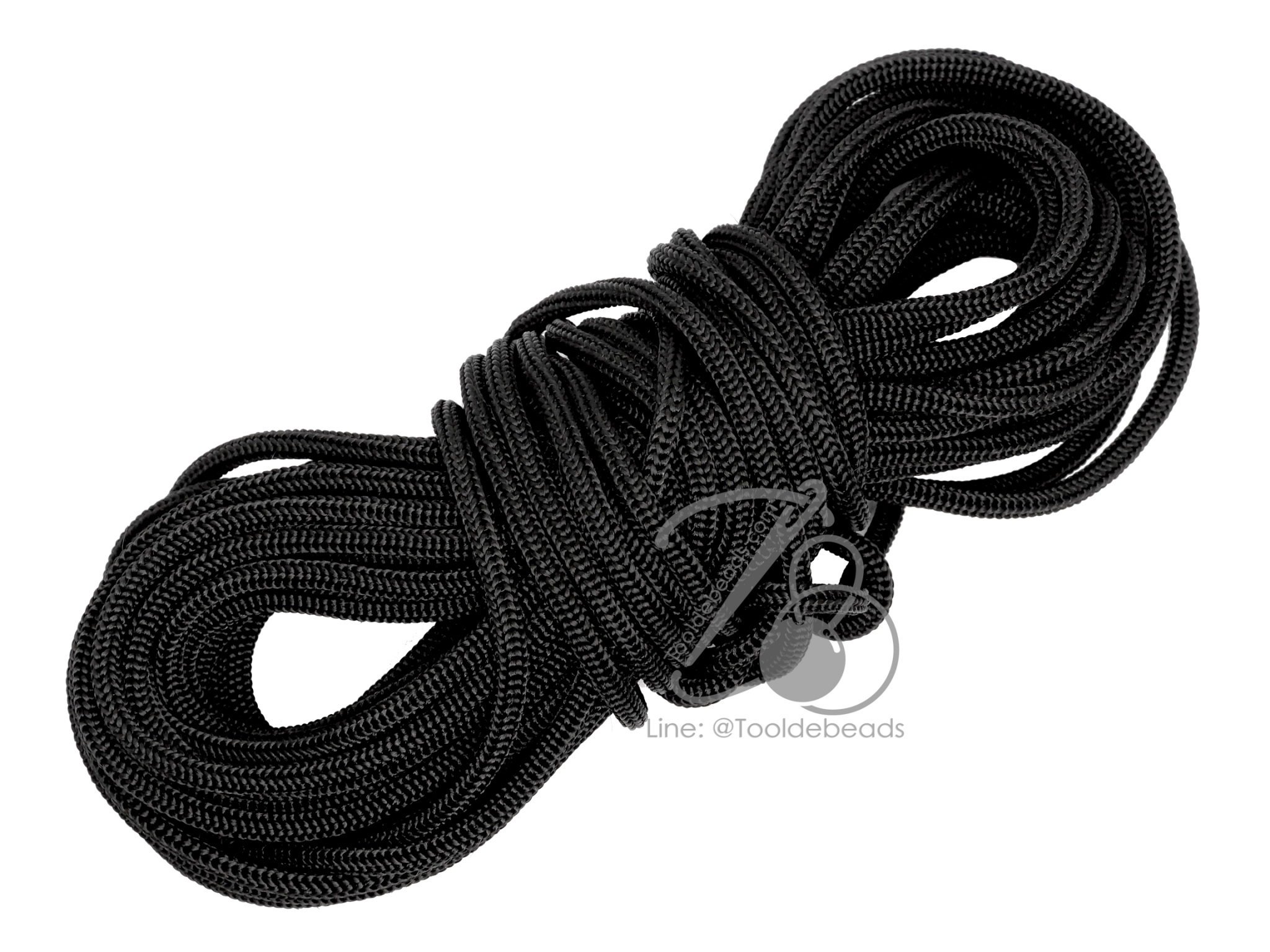 เชือกร่ม (Paracord) 5มม. สีดำ (10 หลา) SKU-09941