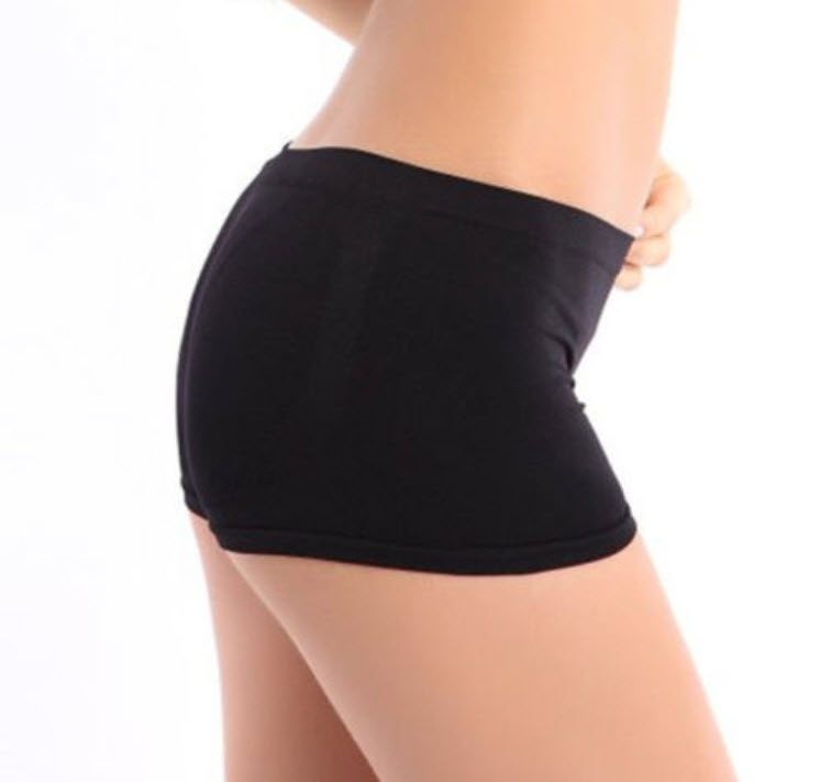 กางเกงกีฬา โยคะ สีดำ (F)