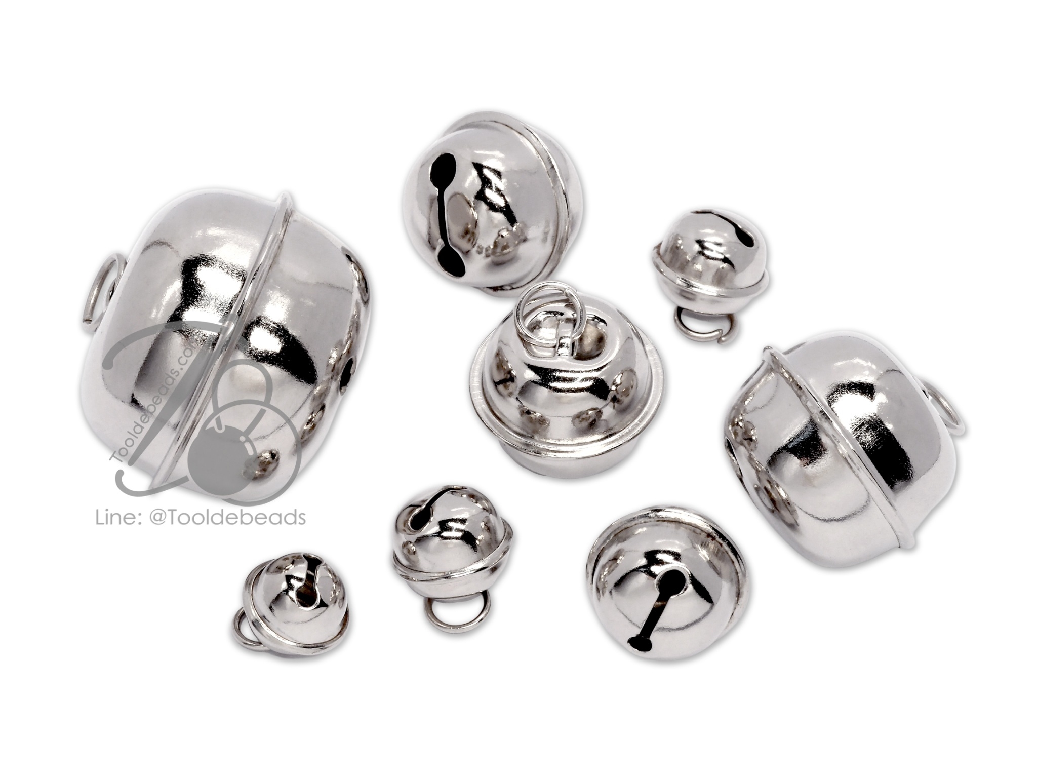 กระพรวน สีนิกเกิ้ล (1-5 ชิ้น) SKU-10130