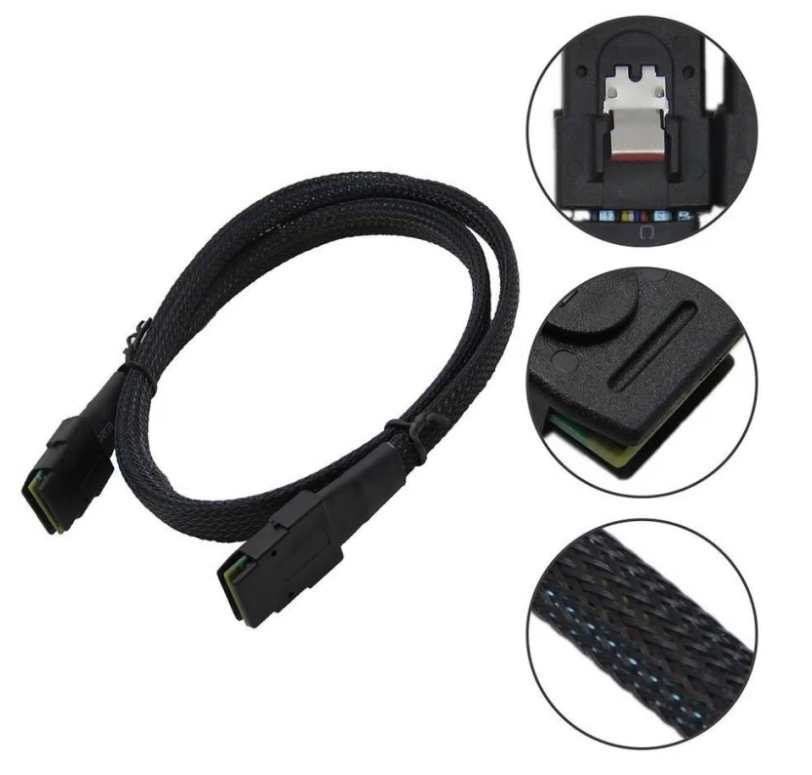 สาย Mini SAS SFF-8087 to SFF-8087 ยาว 1M