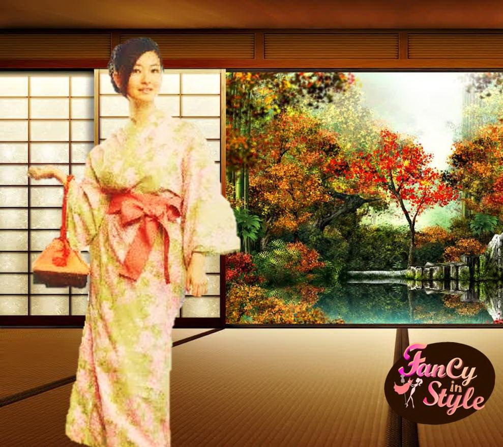 Yukata Japanese Costume/ชุดยูคาตะ/ชุดสไตล์ญี่ปุ่น