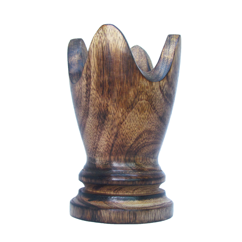 เตาเผาไม้หอม เตาเครื่องหอม ไม้กฤษณา ไม้จันทน์ กำยาน มดยอบ ชิ้นไม้ ยางไม้เรซิ่น ทำจากไม้เนื้อแข็งแท้100% + ไฟแช็คไอพ่น ไฟฟู่ หัวพ่น 1ชิ้น