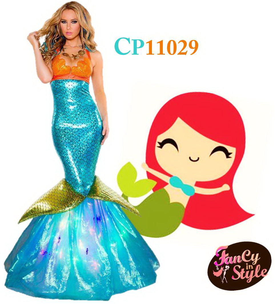 Mermaid Costume/Fancy Dress/ชุดแฟนซีนางเงือกแสนสวย