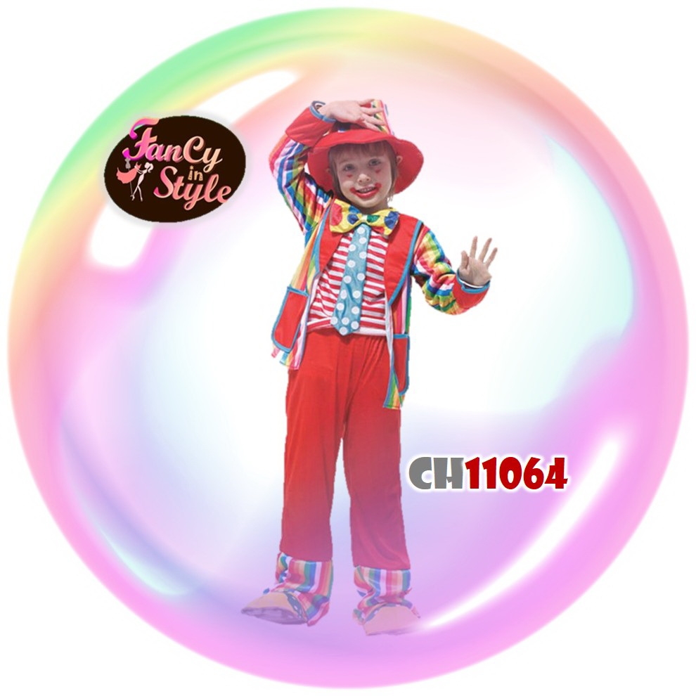 Children Costume/ชุดแฟนซีสำหรับคุณหนู/Kids Clown Costume/ชุดแฟนซีตัวตลกโบโซ่สำหรับคุณหนู