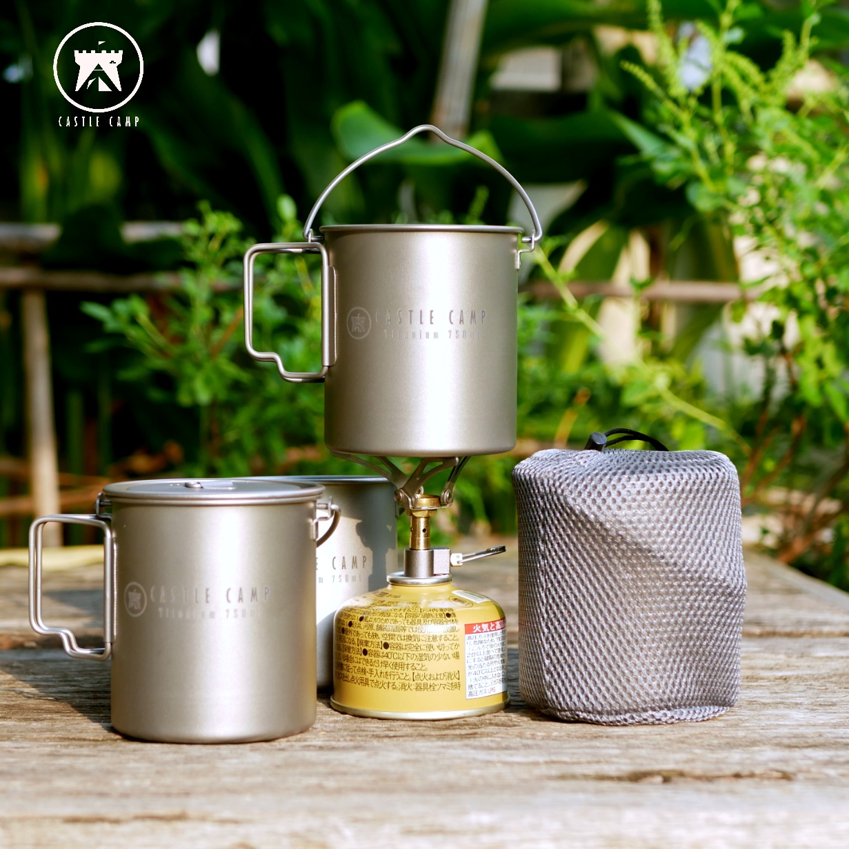 Castle Camp Titanium Pot 750ml.