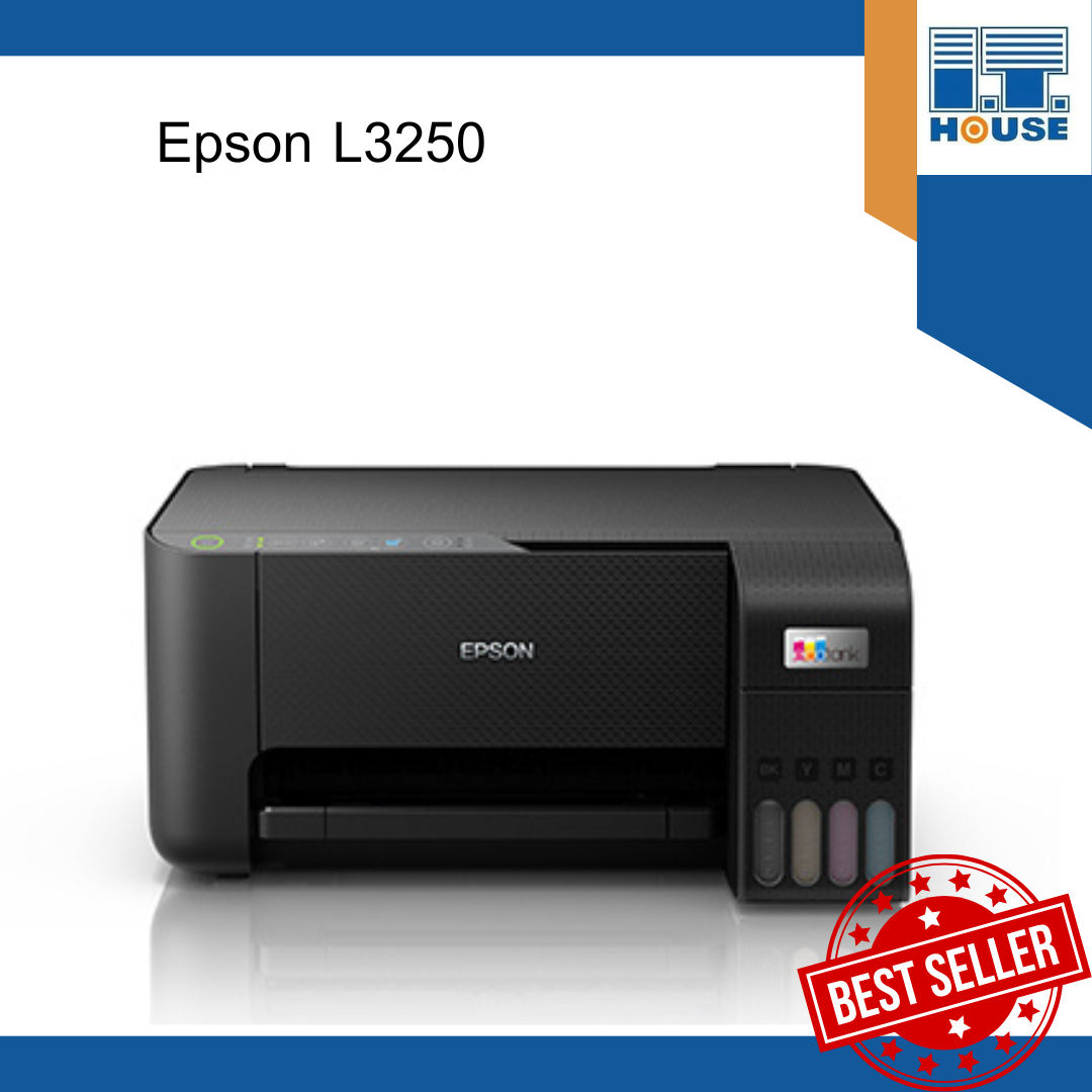 เครื่องปริ้น Epson EcoTank L3250 A4 Wi-Fi All-in-One Ink Tank Printer