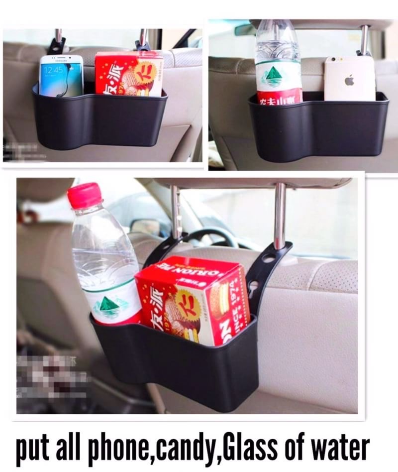 ที่แขวนของใช้เก็บแก้วน้ำพร้อมส่ง หลังเบาะ