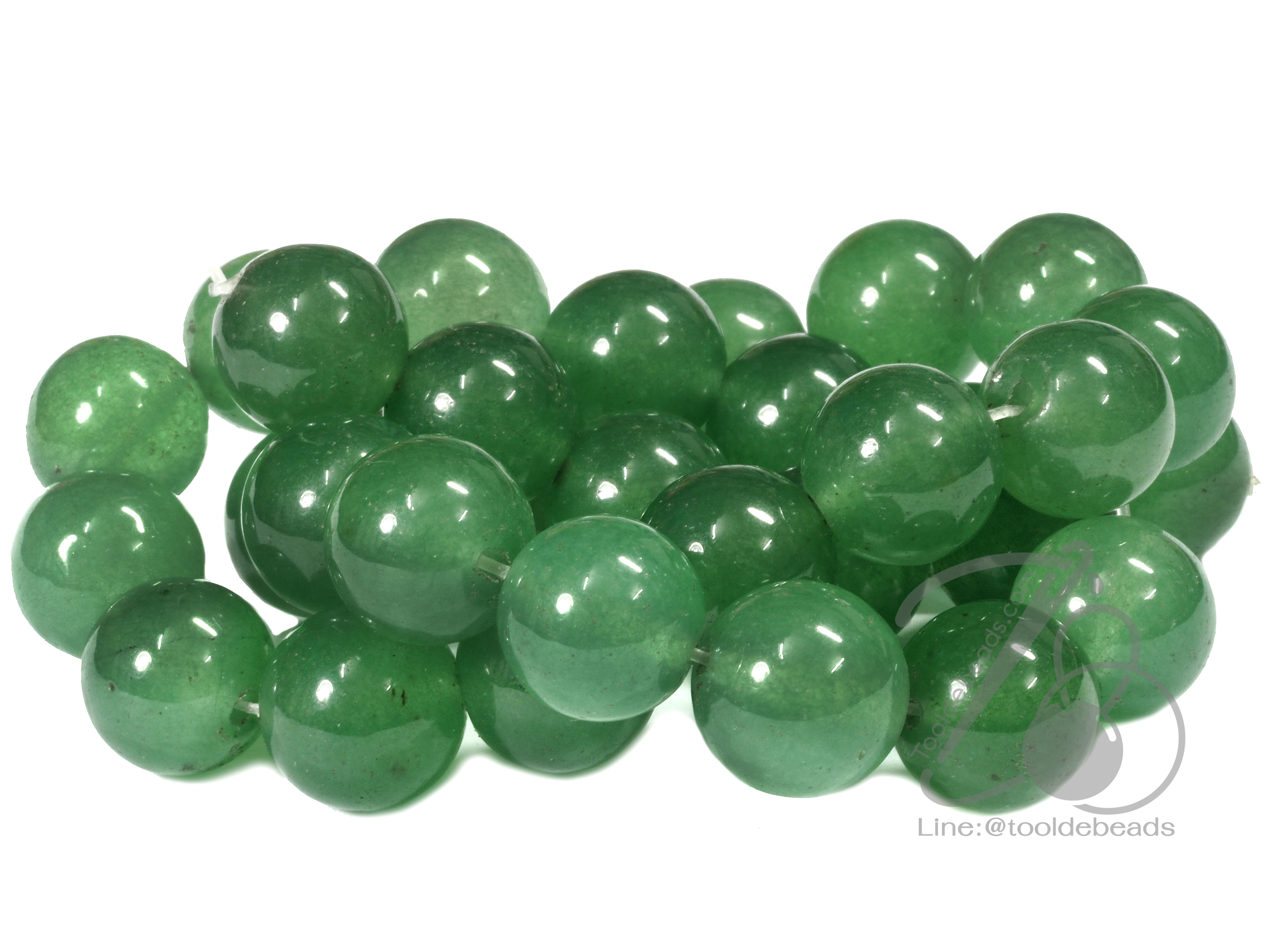 หิน หยก(Jade) 12มม. (32 เม็ด) SKU-01439