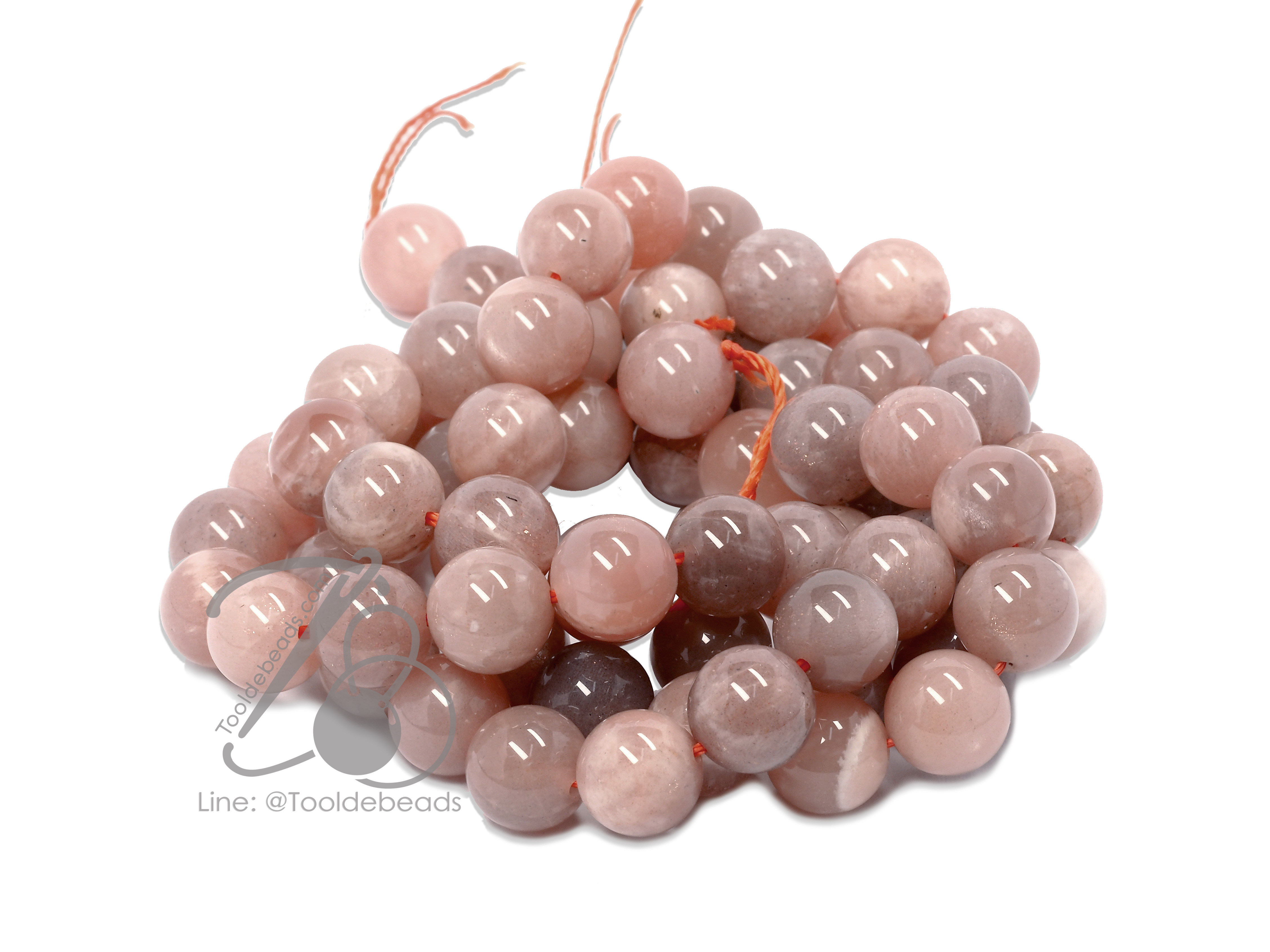หิน sun stone 10มม. (38 เม็ด) SKU-01307