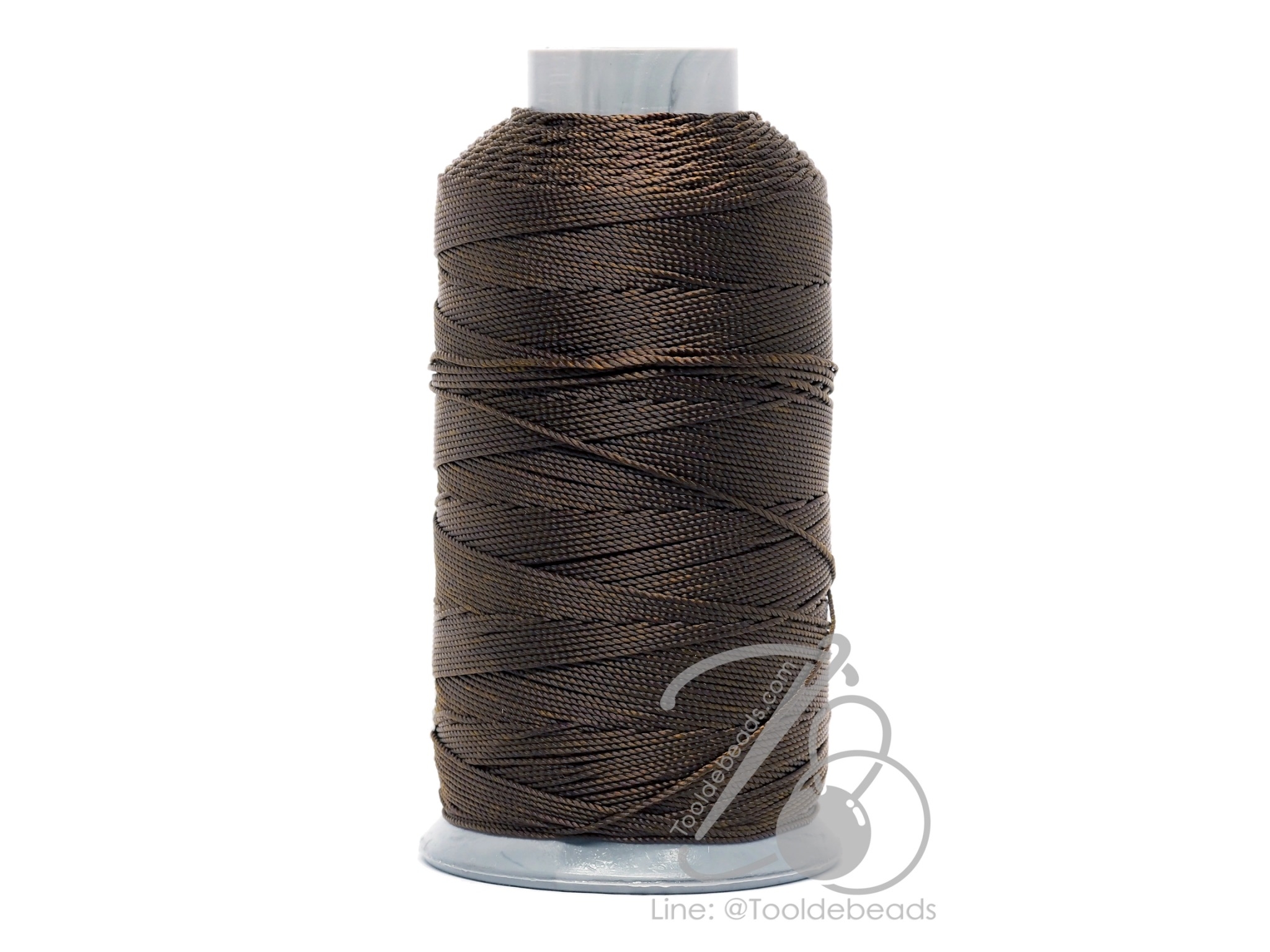 ด้ายไนลอน เบอร์ 210/12 สีน้ำตาลเข้ม (1 ม้วน) SKU-10834