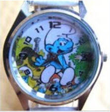 นาฬิกาข้อมือ Smurf (C) สายสีขาว