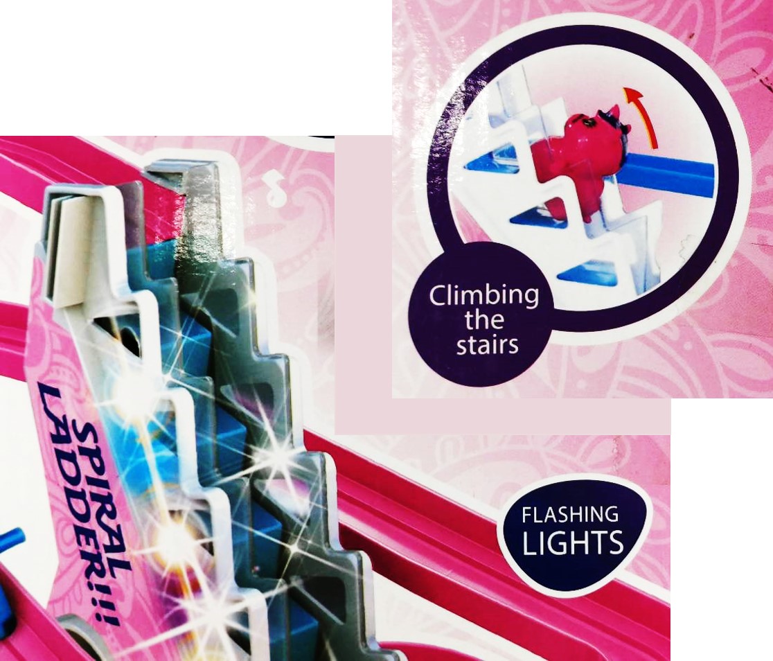 ของเล่นเด็กชุดม้าโพนี่ในรางไฟฟ้าพร้อมส่งใส่แบตเตอรี่