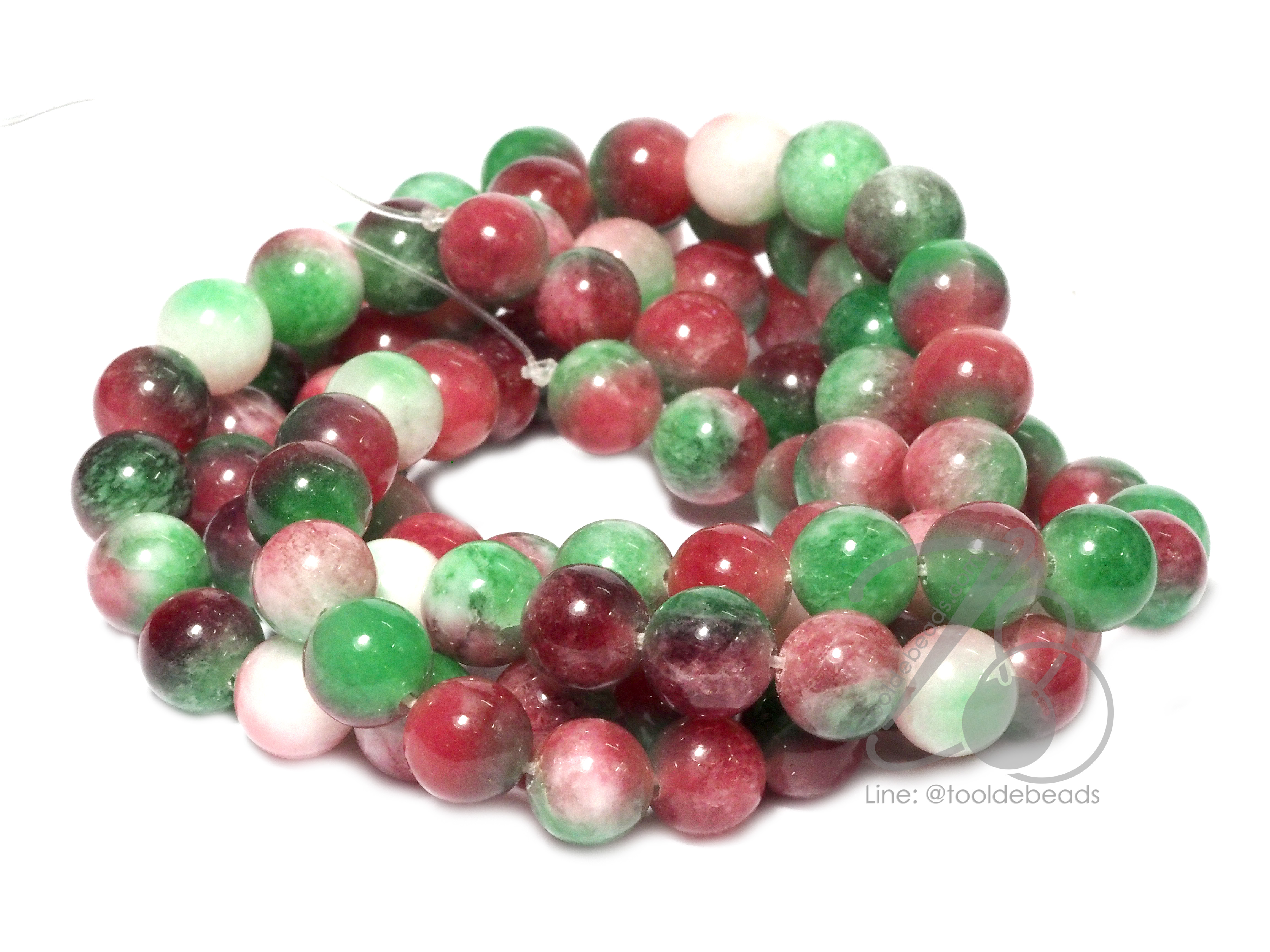 หิน ฮกลกซิ่ว 8มม. (47 เม็ด) SKU-01453