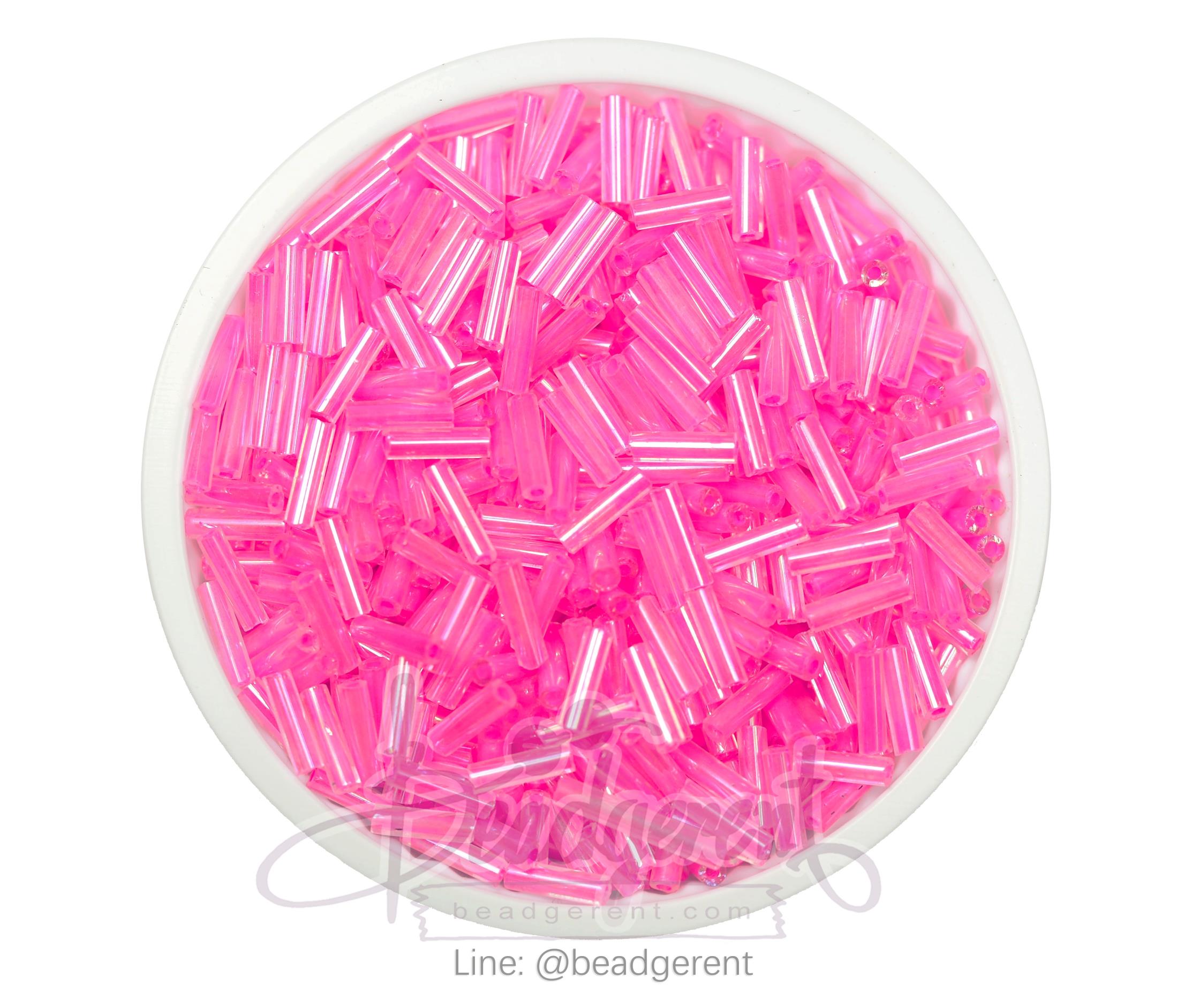 ปล้องยาว โทนรุ้ง สีชมพู (100 กรัม) SKU-03519